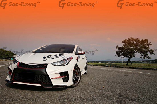 Передний бампер «Immortal by GOS-Tuning» для Hyundai Elantra Avante MD Передний бампер «Immortal by GOS-Tuning» для Hyundai Elantra Avante MD