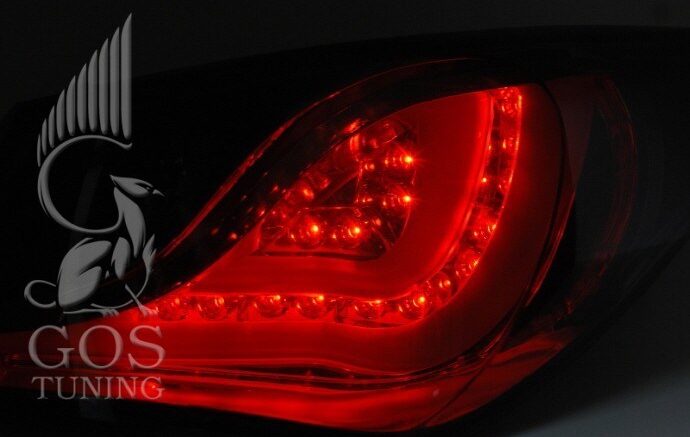 Альтернативная оптика, светодиодные задние фонари BMW style (Black Edition) на автомобиль Hyundai Sonata YF i45 Альтернативная оптика, светодиодные задние фонари BMW style (Black Edition) на автомобиль Hyundai Sonata YF i45