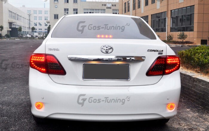 Диодные габаритные огни (задние катафоты) для Toyota Corolla (2007 - 2012)