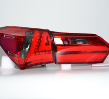 Светодиодные задние фонари Тойота Королла Лексус стиль тонированный красный