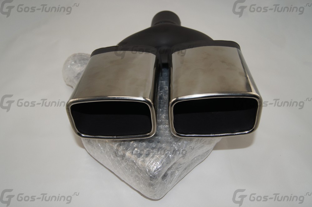 M2-54H MG-Race Насадка двойная прямоугольная, завальцованая