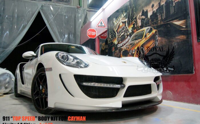 Тюнинг-Обвес «911 TOP-Speed» Royal Customs на Порше Кайман Тюнинг-Обвес «911 TOP-Speed» Royal Customs на Порше Кайман