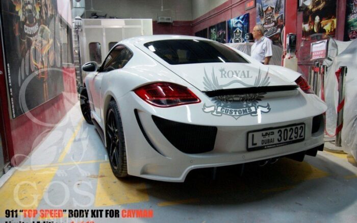 Тюнинг-Обвес «911 TOP-Speed» Royal Customs на Порше Кайман Тюнинг-Обвес «911 TOP-Speed» Royal Customs на Порше Кайман