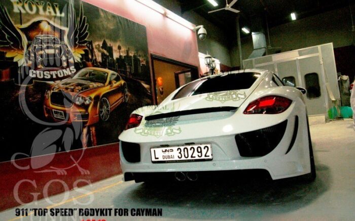 Тюнинг-Обвес «911 TOP-Speed» Royal Customs на Порше Кайман Тюнинг-Обвес «911 TOP-Speed» Royal Customs на Порше Кайман