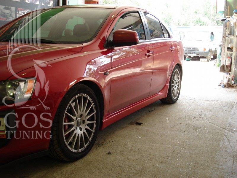 Пороги Evolution Mitsubishi Lancer 10 - ГОС-Тюнинг, Москва