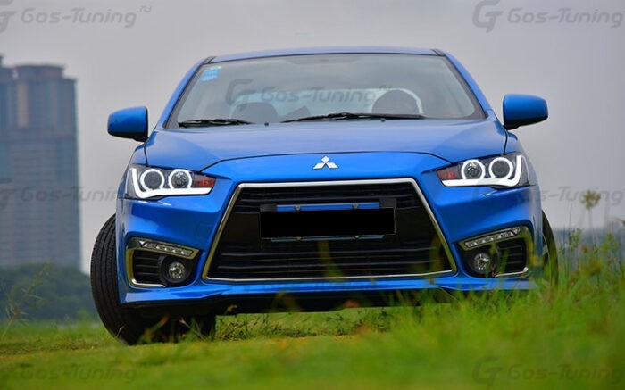 Фары Mitsubishi Lancer 10 Black / Лансер X / ГОС-Тюнинг, Москва Фары Mitsubishi Lancer 10 Black / Лансер X / ГОС-Тюнинг, Москва