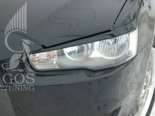 Накладки на фары / Реснички Mitsubishi Lancer X