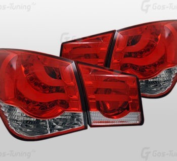 Светодиодные задние фонари Chevrolet Cruze Седан "BMW Style - Red / Clear"