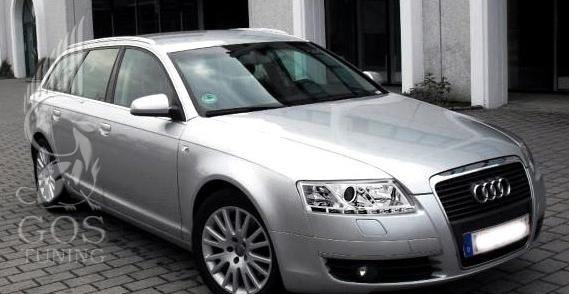 Передние альтернативные тюнинг фары на Audi A6 / Ауди A6 Передние альтернативные тюнинг фары на Audi A6 / Ауди A6