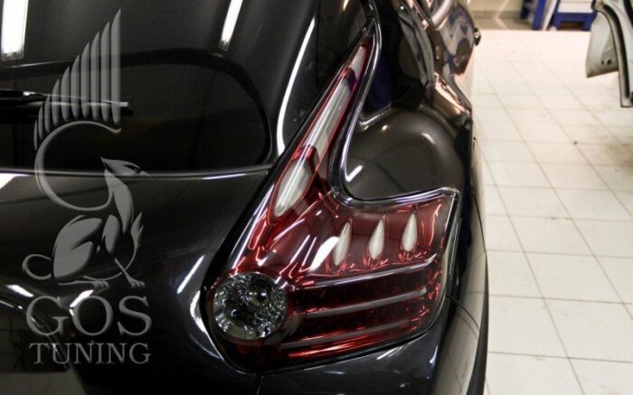 Задние альтернативные тюнинг фары на Nissan Juke Задние альтернативные тюнинг фары на Nissan Juke