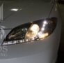 Передняя альтернативная оптика на Mazda 3 Sedan