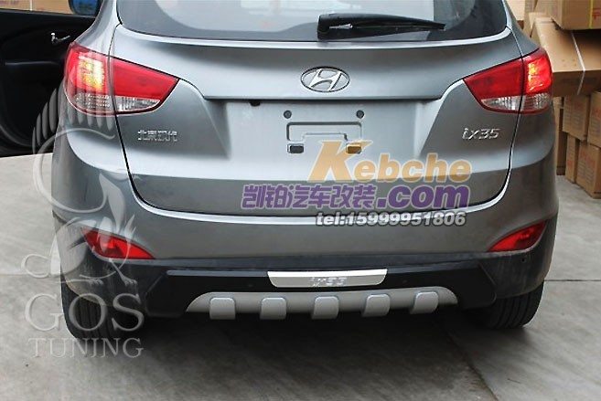 Большие защиты бамперов на Hyundai IX35