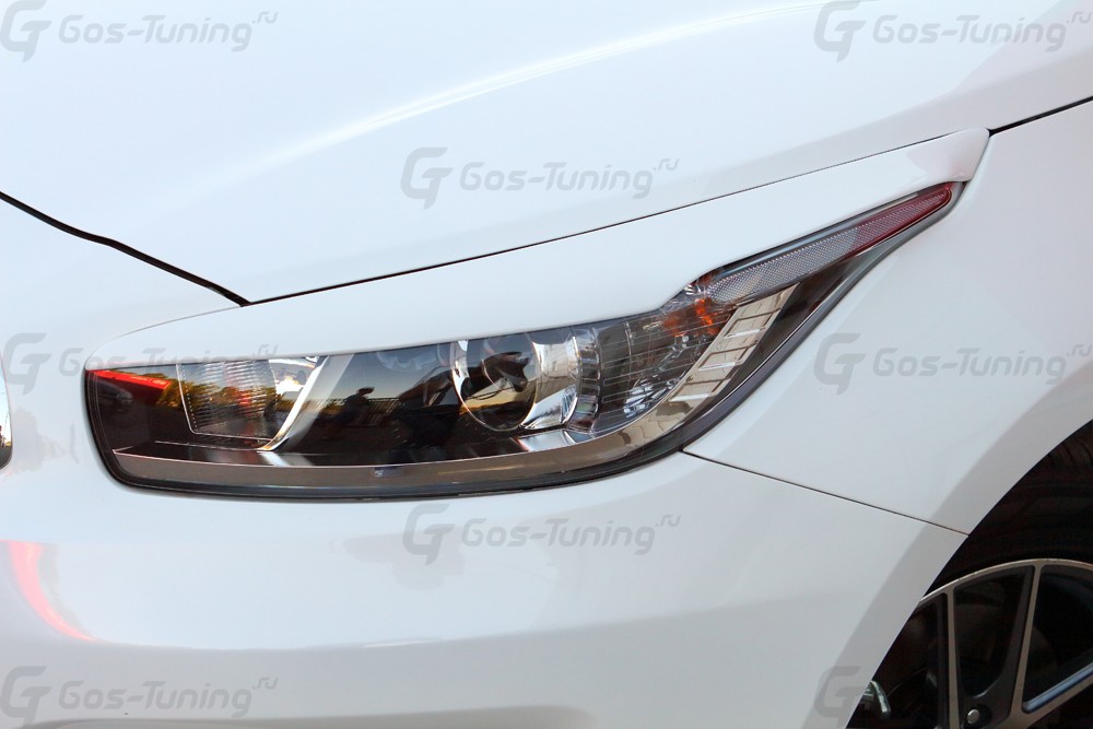 Купить накладки на фары / Реснички Киа Сид JD "GT-Line" ГОС-Тюнинг