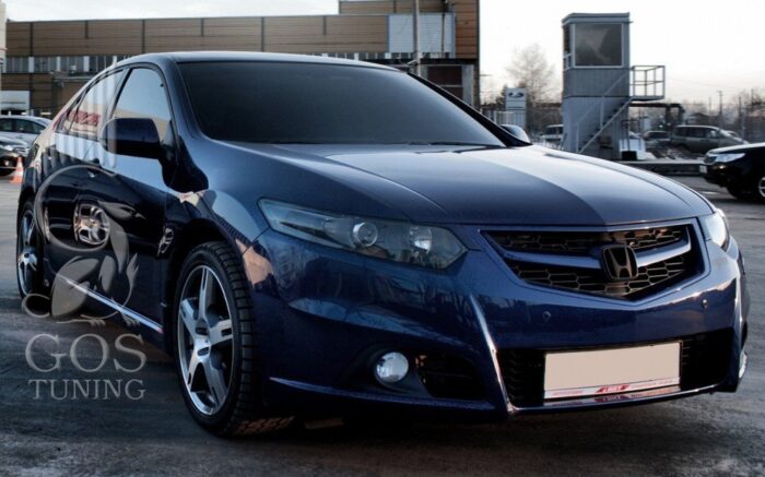 Реснички маленькие «Уголки» ( накладки на фары) на Honda Accord 8 Реснички маленькие «Уголки» ( накладки на фары) на Honda Accord 8
