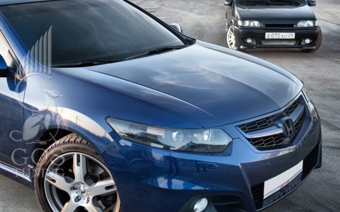 Реснички маленькие «Уголки» ( накладки на фары) на Honda Accord 8 Реснички маленькие «Уголки» ( накладки на фары) на Honda Accord 8