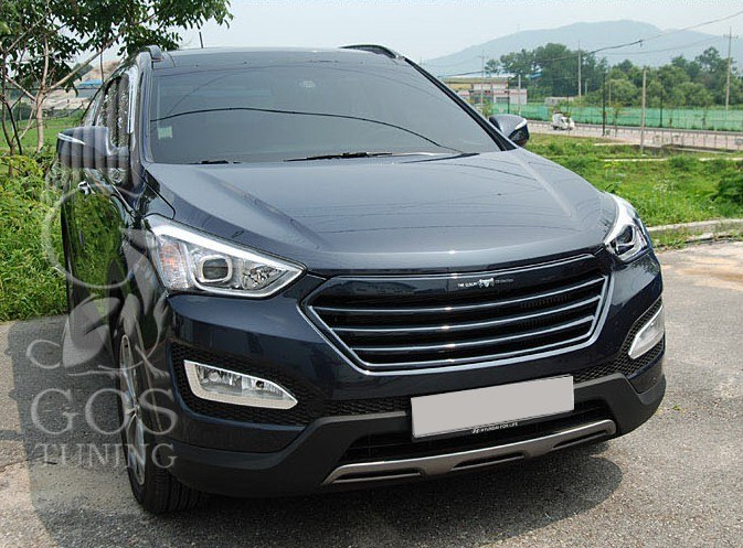Решетка радиатора «ARTX Luxury» на Hyundai Santa Fe (DM) 2012 +