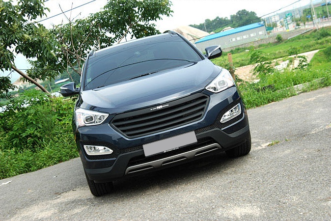 Решетка радиатора «ARTX Luxury» на Hyundai Santa Fe (DM) 2012 +