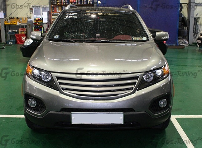 Решетка радиатора Luxury KIA Sorento / Киа Соренто (09-13)