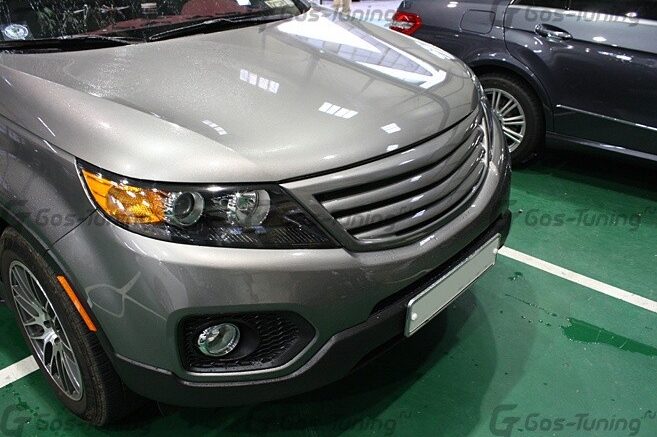 Решетка радиатора «Luxury VIP» на КИА Соренто Решетка радиатора «Luxury VIP» на КИА Соренто