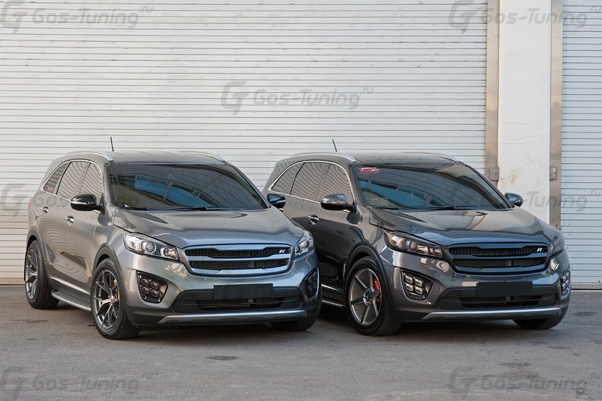 Решетка радиатора RoadRuns KIA Sorento 3 UM / Киа Соренто Прайм