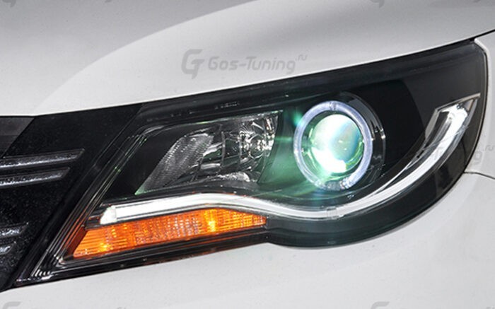Замена передних фар Volkswagen Tiguan "Audi Style" Замена передних фар Volkswagen Tiguan "Audi Style"