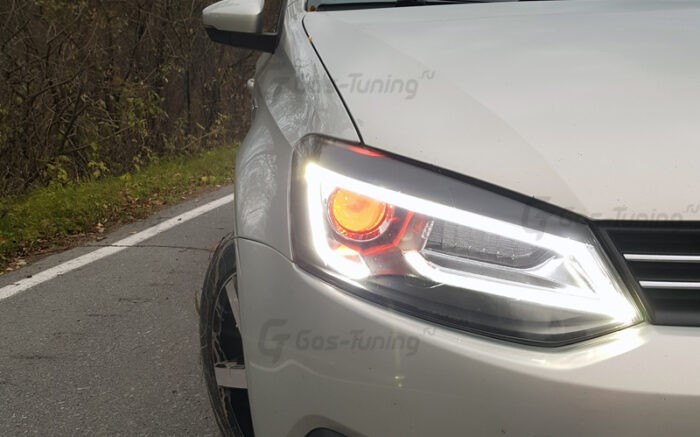 Купить светодиодные фары Фольксваген Поло - Москва - ГОС-Тюнинг