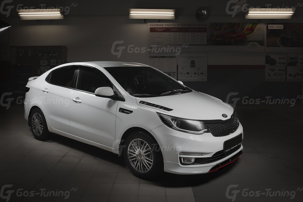 Купить накладки на птф / Серпы Киа Рио 4 "GT-Line" - ГОС-Тюнинг