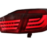 Задние альтернативные фонари «BMW Style (тонированные, красные)» для автомобилей TOYOTA Camry V50 2012+ R05-0087