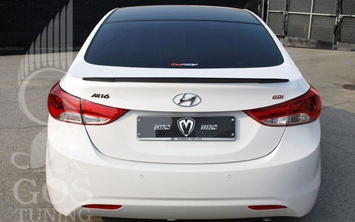 Lip спойлер на крышку багажника «M&S Design»  для Hyundai Elantra / Avante MD Lip спойлер на крышку багажника «M&S Design» для Hyundai Elantra / Avante MD