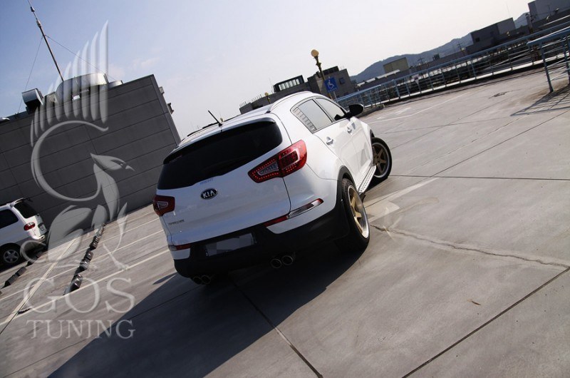 Купить пороги Kia Sportage 3 Sl / Киа Спортейдж "БМВ Стайл" - Москва