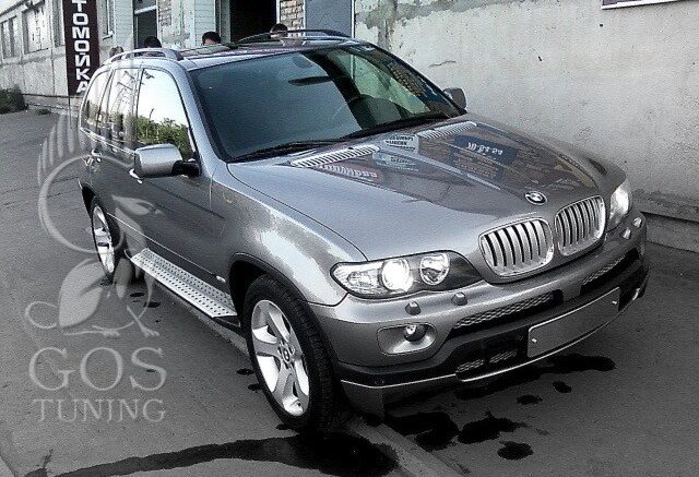 Пороги OEM Style (оригинал) на BMW X5 / БМВ Х5