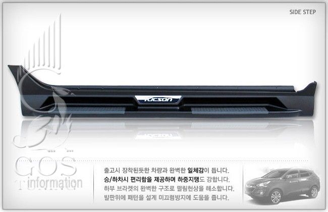 боковые пороги на ix35 боковые пороги на ix35