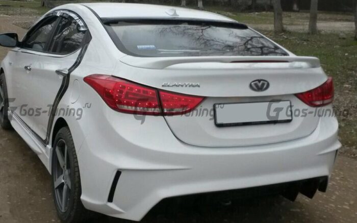 Задний бампер «M&S Version 2.0» для Hyundai Elantra V / Avante MD Задний бампер «M&S Version 2.0» для Hyundai Elantra V / Avante MD