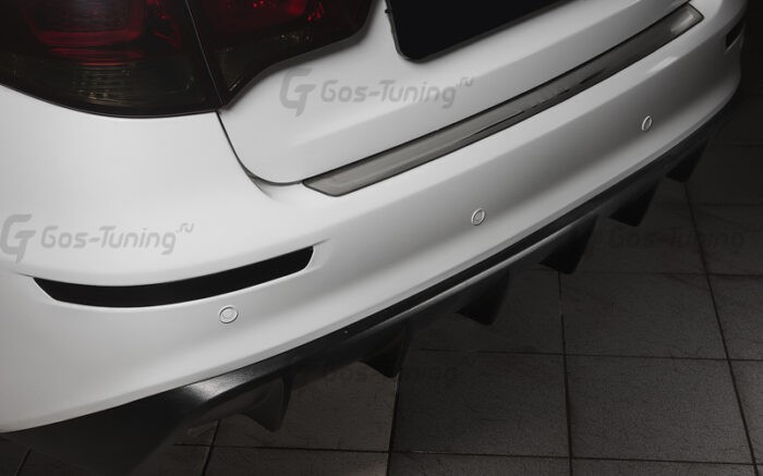 Купить Диффузор заднего бампера Киа Рио 3 Рестайлинг "без стоп-сигнал" Купить Диффузор заднего бампера Киа Рио 3 Рестайлинг "без стоп-сигнал"