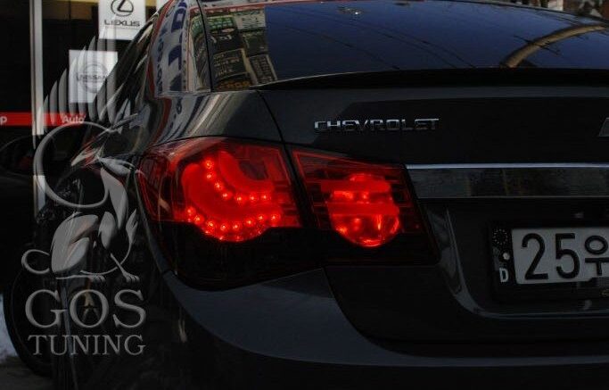 Tuning-Rear-Tail-Lamp-Bmw-F-Style-for-Chevrolet-Cruze-Sedan-R05-0021-7 Комплект задних фонарей «BMW F Series Red Smoke Style Led» для Chevrolet Cruze Sedan