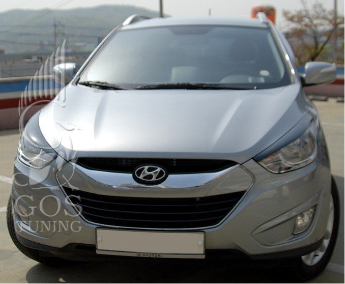 Реснички (накладки на фары) на Hyundai IX 35