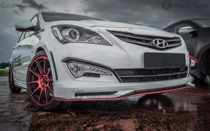 Реснички Zevs Hyundai Solaris Restyling / Хендай Солярис Реснички Zevs Hyundai Solaris Restyling / Хендай Солярис