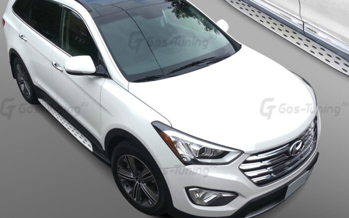 Купить пороги для Hyundai Grand Santa FE Купить пороги для Hyundai Grand Santa FE