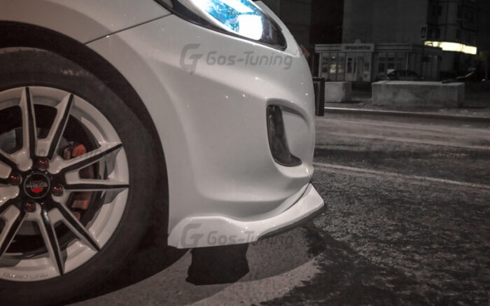 Сплиттер Hyundai Solaris Дорестайлинг Сплиттер Hyundai Solaris Дорестайлинг