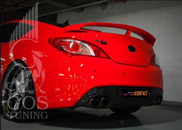 Спойлер на крышку багажника «Sequence» на Hyundai Genesis Coupe Спойлер на крышку багажника «Sequence» на Hyundai Genesis Coupe