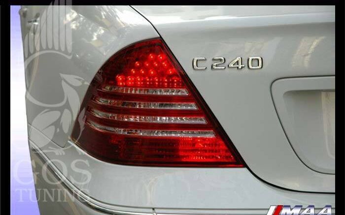 Задние альтернативные фонари на Mercedes c-class w203