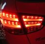 Альтернативные задние фонари «BMW Design» (Тонированный, хром) на автомобиль Hyundai Tucson IX / IX35