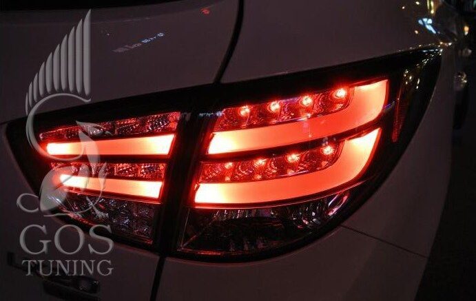 Альтернативные задние фонари «BMW Design» (Прозрачный, хром) на автомобиль Hyundai Tucson IX / IX35 Альтернативные задние фонари «BMW Design» (Прозрачный, хром) на автомобиль Hyundai Tucson IX / IX35