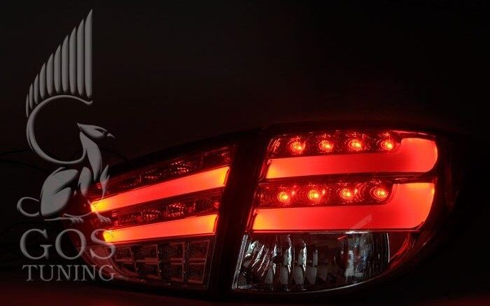 Альтернативные задние фонари «BMW Design» (Прозрачный, хром) на автомобиль Hyundai Tucson IX / IX35 Альтернативные задние фонари «BMW Design» (Прозрачный, хром) на автомобиль Hyundai Tucson IX / IX35