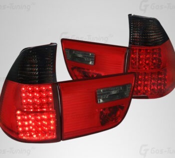 Тюнинг задние фонари БМВ Х5 Е53 "Red / Smoke LED"