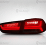 Задние фонари Мицубиси Лансер 10 "Audi Style" с бегающим поворотником