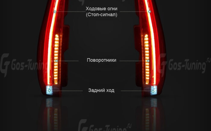 Задние фонари Cadillac Escalade (2007-2014) "Escalade Style" Задние фонари Cadillac Escalade (2007-2014) "Escalade Style"
