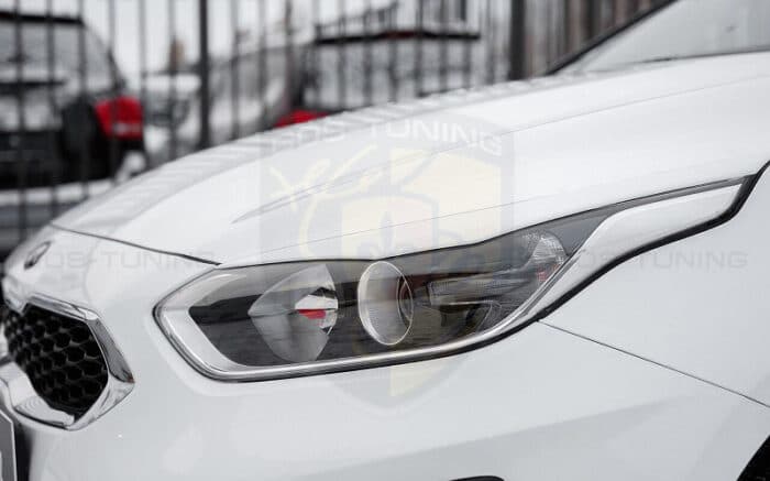 Накладки на фары реснички kia ceed 3 hatchback cd r01-1074-5 Накладки на фары реснички kia ceed 3 hatchback cd r01-1074-5