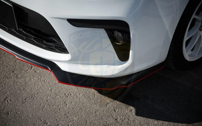 Накладка переднего бампера Киа Рио 4 splitter r01-1085-1 Kia rio Накладка переднего бампера Киа Рио 4 splitter r01-1085-1 Kia rio