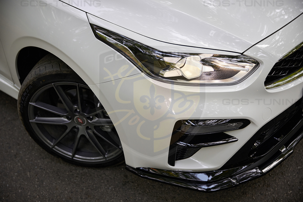 Юбка на бампер / Накладка Киа Церато 4 / Kia Cerato 4 в ГОС-Тюнинг